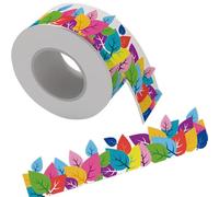 JOYOFREELY Self-adhesive Pvc Bulletin Board Border Trim for Blackboard and Desk, Wear-resistant Assorted Colour Roll for Craft Projects and Scrapbooking Decoration