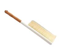 JOYOFREELY Soft Bristle Dusting Brush for Cleaning with Beech Wood Handle and Pet Bristles, Comfortable Grip, for Dusting Windowsills and Cleaning over The House