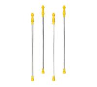 JOYOFREELY Sprayer Replacement Poles Telescopic Garden Sprayer Rods Stainless Steel 4pcs with Spray Nozzle for Consistent Spraying, Easy to Use and Maintain, for Orchard and Lawn Watering