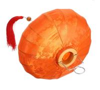 JOYOFREELY Vietnamese Lanterns Orange Outdoor Lantern Made of Flocked Cloth with Classical Shape, for Garden Party Decoration and Creating Romantic Atmosphere When Hanging on Ceilings