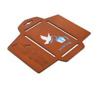 JOYOFREELY Vintage Multi-Purpose Template Wooden Envelope for Stencil Making Addressing Writing Packaging and Suitable for Letters and Cards on Special