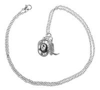 JOYOFREELY Western Cowboy Hat and Boot Pendant Necklace, Men’s Cowboy Boot Necklace Accessory, Western Themed Metal Charm Hanging Ornament for Casual Wear