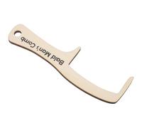 JOYOFREELY Wooden Wide Tooth Comb Bald Prank Hair Parting Styling Tool Oversized Double Edge Open Comb for Men Grooming and Hair Care