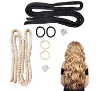 JOYOLA 2 Sets Heatless Curlers, No Heat Overnight Curling Headband, Heatless Curls Overnight Headband, Heatless Curling Rod Headband for Long and Short Hair, Thin Heatless Curlers to Sleep In