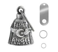 JOYOLA Guardian Bell for Motorbikes, Good Luck Guardian Riding Bells, Motorcycle Bells for Biker, Motorbike Bells with Keychain Ring for Motorcycle & Bicycle