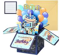 Joyoldelf Brother Birthday Card, Pop Up Gaming Birthday Card for Boys