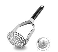 Joyoldelf Heavy Duty Stainless Steel Potato Masher, Folding Masher Kitchen Tool & Food Masher/ Potato Smasher, Perfect for Avocado, Bean, Vegetable, Fruits, Baby Food, Meat