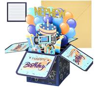 Joyoldelf Nephew Birthday Card, Pop Up Gaming Birthday Card for Boys