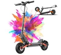 JOYOR Electric Scooter, S5-Z/S10-S-Z/T10 E Scooter with Single/Dual Powerful Motor and 35/49 Miles Long Range, 10" Off Road Tire and Dual Braking System & 4 Shock Absorbers, 330 LBS Load Capacity