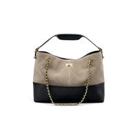 Joyous-u Large Capacity Genuine Leather Bucket Bag, High - end Commuting Single - Shoulder Crossbody Bag, Gray (Suede & Sheepskin)