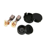 JoyousMall 1 Pair Carbon Brush with Cap and Cover for Makita BGA450 BGA452 DGA452 GA400 BGA402 Angle Grinder Parts