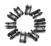 JoyousMall 10 Pack Chain Links for 1/2 x 1/8 Inch Single Speed Bikes, Steel Quick Connector Joint for Cruiser for low rider BMX, Black