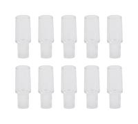 JoyousMall 10 Pack Digital Tester Nozzles, Transparent Plastic Mouthpieces for LCD Breathalyzer, 9x24mm Compact Design for Bar Event Personal Safety