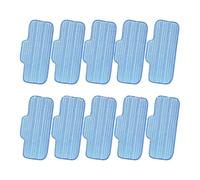 JoyousMall 10 Pack Microfiber Mop Pads Replacement for Dupray Neat Steam Cleaner, Reusable Washable Cleaning Pads for Floors and Walls, Blue