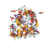 JoyousMall 100 PCS Miniature People Architectural Model, Passenger Sitting Tiny People Figure for Miniature Scene Accessories