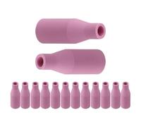 JoyousMall 15PCS Pink Ceramic Nozzles for MIG Welding Torch, Compatible with MB15, MB14, AK15, AK14, GYS, Metabo, EWM, Telwin, Merkle, LUX, High Temp Insulation