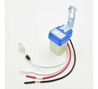 JoyousMall 2 Pack 220V Light Control Switch, Automatic Twilight Sensor for Streetlight Garden Lamp, IP-Rated Waterproof Photoelectric Controller, Auto On/Off at Dusk Dawn,