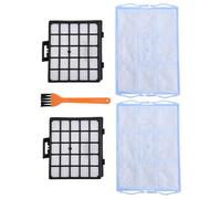 JoyousMall 2 Pack Motor Filter Set Compatible with for siemens VSZ3 Z3.0 VS06G and for bosch BSG6 BSGL4 Series Vacuum Cleaners, Plastic Replacement Parts with Brush