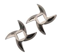 JoyousMall 2 Pcs Size #12 Meat Grinder Plates for Electric or Manual Grinders, Stainless Steel Cutting Blades for Beef Pork Lamb, Rust-Resistant Replacement Parts, Silver