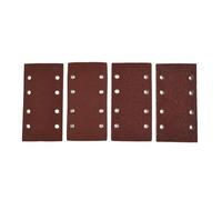 JoyousMall 20pcs Sandpaper Sanding Sheets Punched, Mixed Grits 60/80/120/240, 8-Hole Rectangular Sandpaper