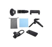 JoyousMall 22x Telephoto Lens for Pro Max, HD Metal Monocular Telescope with Clip and Stand, Compact Portable Zoom Lens for Nature Sports Photography, Black
