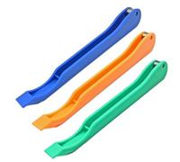JoyousMall 2PCS Copper Foil Hand Foiler for Stained Glass, Plastic Tool with Stainless Steel Rollers, Ergonomic for edge Curling Device for Craft Projects