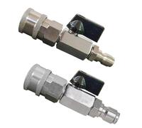JoyousMall 3/8in or 1/4in High Pressure Washer Ball Valve Kit No Leak Connect and Use Female Valve Switch High Pressure Washer Car Wash Machine Water