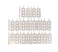 JoyousMall 30Pcs Nickel-Plated Steel Battery Sheets for Spot Welding, Polygonal Nickel Strips for DIY Battery Pack Assembly, Smooth for surface 5 Sets