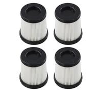 JoyousMall 4-Pack Replacement Filters for Fabuletta FSV001/FSV101, for girnoor G160/G165 & for afoddon A300 Cordless Vacuum Cleaners - Washable White Filter Set