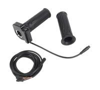 JoyousMall 48V 6-Pin DY16 Throttle with LCD Display and Cruise Control for Jetson Haze Folding E-Bike, Textured Rubber Grip, Black