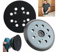 JoyousMall 5 Inch Orbital Sander Backing Pad, 125mm Sanding Disc with 8 Holes for Black&Decker, Porter-Cable, Dewalt, Grinders