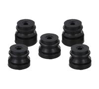 JoyousMall 5-Pack Chainsaw Damping Rubber Pad Kit Annular Buffer Blocks for 43cc 45cc 4500 5200 5800 Models Vibration Absorption Black