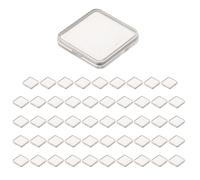 JoyousMall 50 Pcs Coin Capsules with Adjustable Gaskets for 17/20/25/27/30mm Coins, Square Plastic Holders with Storage Box for Commemorative Currency Collection Protection