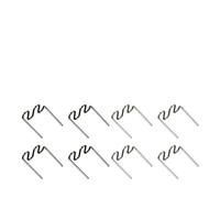 JoyousMall 500pcs Plastic Repair Welding Staples, 0.6mm/0.8mm Hot Stapler Kit for Sheet Metal, Aluminum Alloy & Zinc Die Casting Repair, Silver