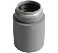 JoyousMall 50mm to 32mm Plastic Pipe Reducer Quick Connect Adapter, Leak-Proof Push Fit Fitting with O-Ring for Plumbing, No Glue Required, Gray