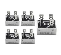 JoyousMall 5Pcs KBPC5010 Bridge Rectifier 1000V 50A Metal Case Single Phase Diode Through-Hole Mount RoHS Compliant for Electronics Projects