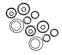 JoyousMall 8/16 Pcs Bike Rear Shock Air Seal for ring Kit for Fox RP23 DHX5.0 CTD DPS Float RPL Absorber O-Ring Replacement Parts Black Rubber