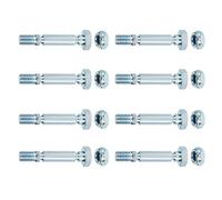 JoyousMall 8-Pack Snow Blower Shear Pins Compatible with for powersmart Two-Stage Models, 43.3mm Metal Replacement Bolts with Nuts for Installation