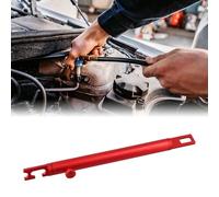 JoyousMall Adjustable Car Tailgate Stand, Aluminum Alloy Trunk Support Rod 12.3-18.4 Inch, Boot Strut Prop for SUV Polishing & Loading, Red
