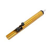 JoyousMall Aluminum Desoldering Suction Tool, Gold Solder Sucker Pen for Electronics Repair 187 mm, Aluminum Alloy, Stainless Steel Push Rod
