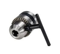 JoyousMall B12 Drill Chuck with Wrench, 1.5-10mm Clamping Range Metal Keyed Chuck Adapter Set for Milling Lathe Drilling Woodworking Machines, 4-Piece Kit