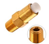 JoyousMall Brass Thermal Release Valve 1/4 Inch NPT for Pressure Washer Pump, Max 200 PSI Safety Relief Fitting with 45mm Length