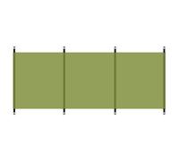 JoyousMall Camping Windbreak, 250x70cm 210D Waterproof Outdoor Wind Blocker Gas Stove Windshield Portable Privacy Screen with Ground Spikes and Ropes for Garden, Picnic, BBQ, Bonfire（no pole