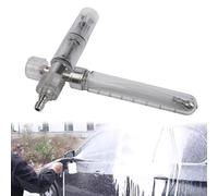 JoyousMall Cleaning Foam Pot with Adjustable 0-120° Nozzle, 35ml High Pressure Washer Bottle for Car Wash, Aluminum Plastic Soap Sprayer with 1/4 Quick Connector