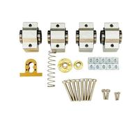JoyousMall CNC 3018 Pro X-Axis Upgrade Kit Metal Linear Rail Set for 10mm/12mm Optical Shaft T8 Screw Compatible with CNC 3018 Pro Router
