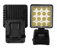 JoyousMall Cordless LED Work Light, Rechargeable Workshop Flashlight Compatible with for Parkside X20V PAP20A1 18V for battery 16 LEDs 1200-1500LM Garage