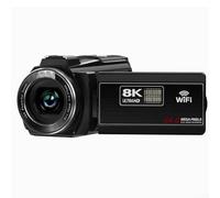 JoyousMall Digital Video Camera, 3.0 Inch HD Touch Screen 8K Home Camcorders With 64MP 18X Zoom For Night Visions(Is black)
