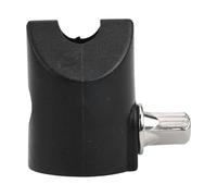 JoyousMall Electronic Cymbal Rotation Stopper for Drum Kits, ABS Anti-Spin Holder with Aluminum Base, Prevents Unwanted Movement, Black, 3x2.2cm