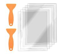 JoyousMall FEP Release Film for Elegoo Mars 2 Pro, Transparent 200x140mm Sheet for Photon Printer with Cleaning Tools, 5pcs