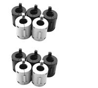 JoyousMall Ferrite Core, 10PCS Black Clip-On Ferrite for ring Core 7mm Noise Suppressor Cable Clamp for EMI Reduction and Cable Management